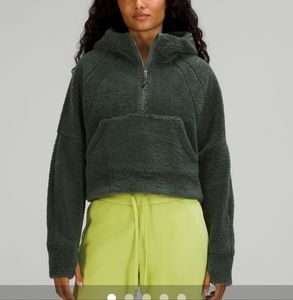 Lululemon scuba oversized half zip fleece hoodie